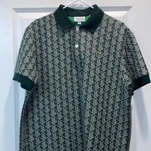 Mens monogram new Lacoste polo shirt
